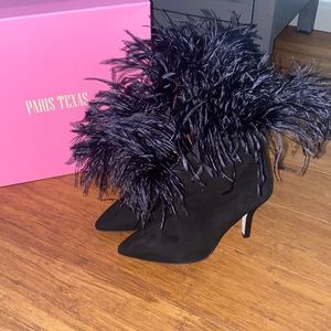 Paris Texas Camoscio Boots Size : 37.5 Color : Nero ( Black )